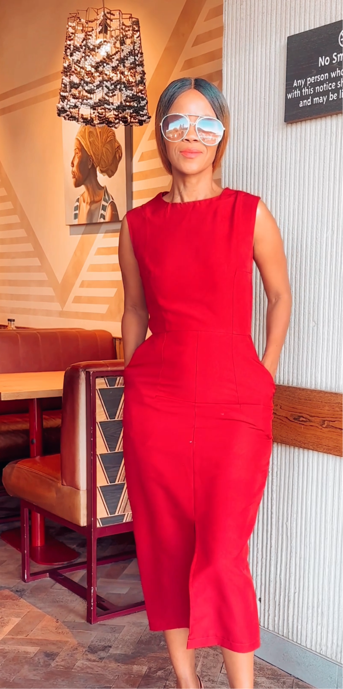 EFH | Burgundy Shift Dress
