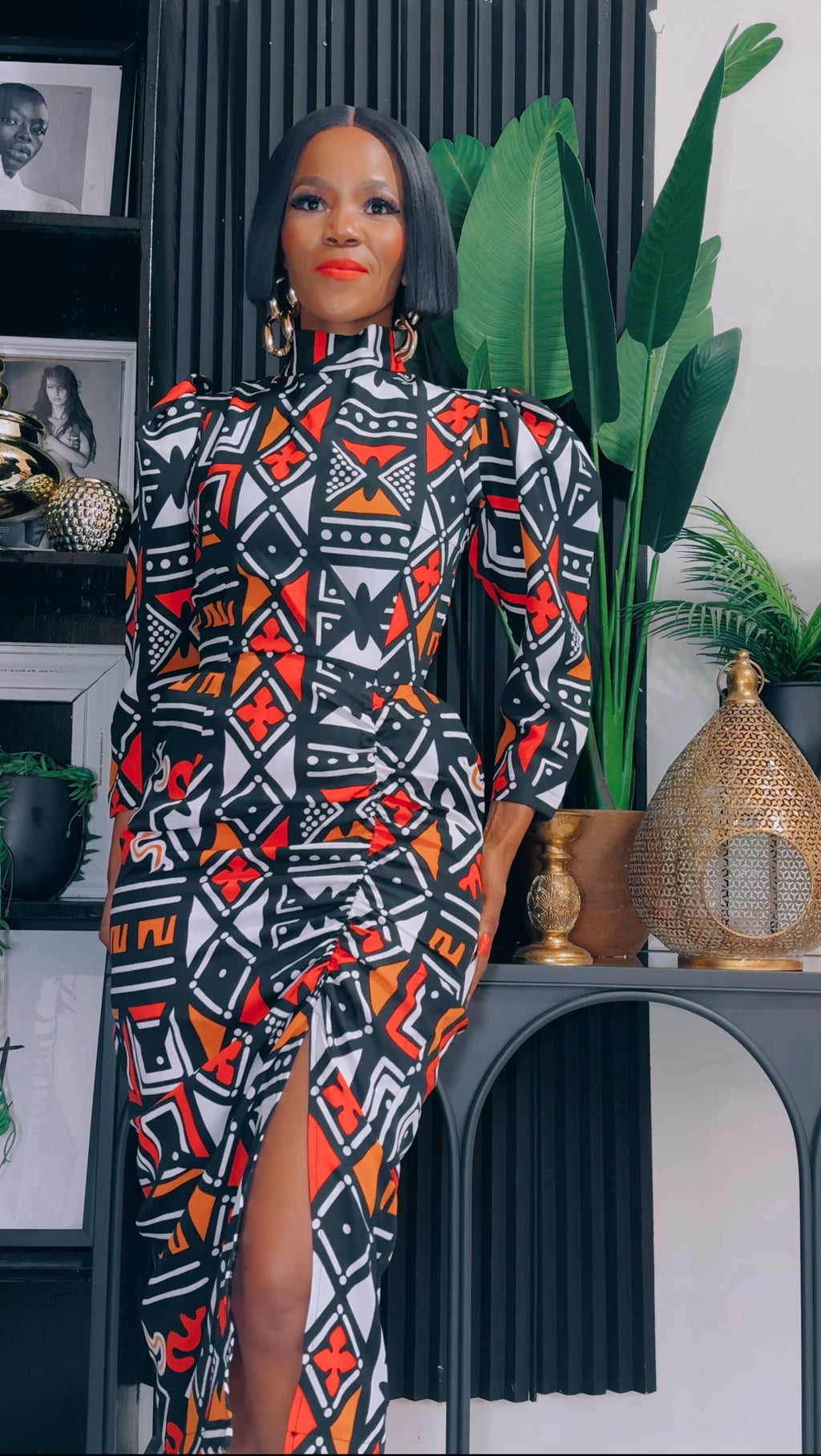 EFH Azania PRINT SHIFT DRESS