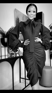 EFH | BLACK FELICITY SHIFT DRESS
