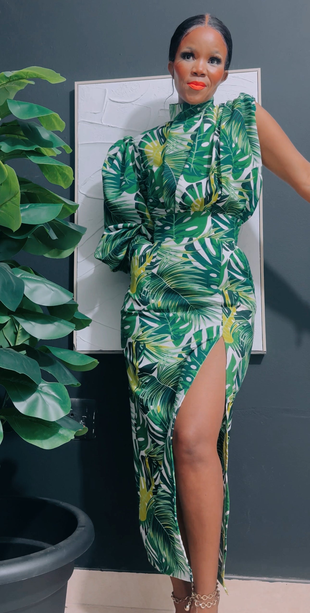 EFH | COCo’ GREEN FLORAL BLOUSE