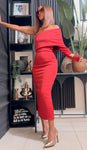 EFH | Burgundy BILLa’ DRESS