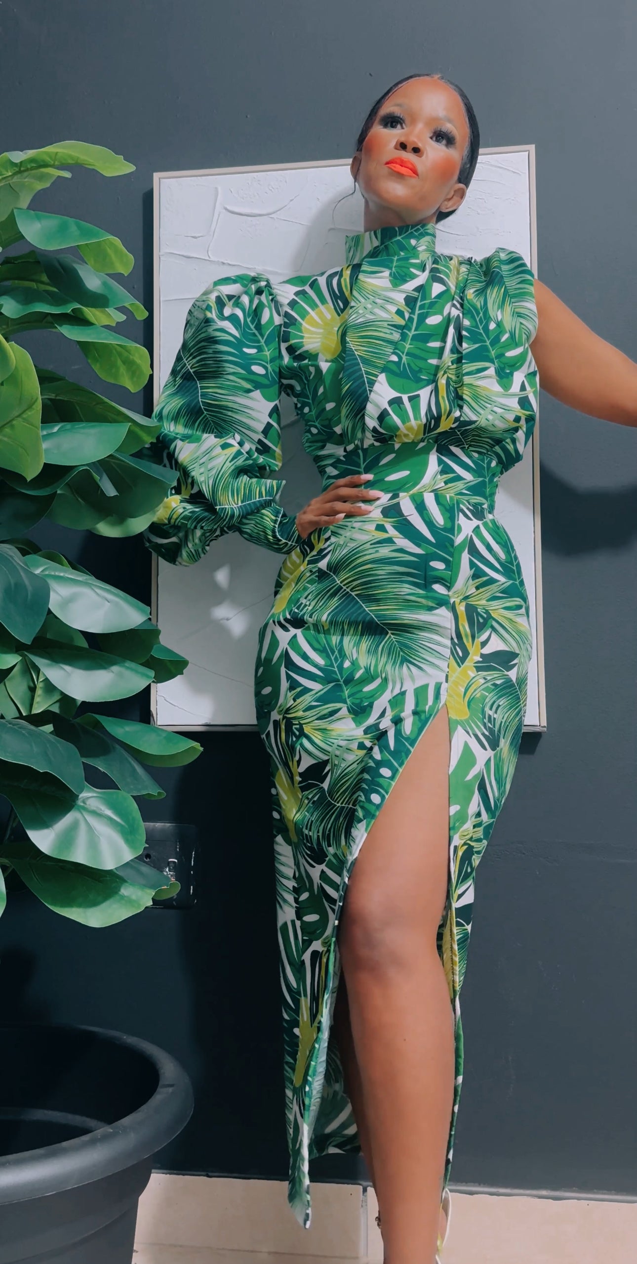 EFH | COCo’ GREEN FLORAL BLOUSE