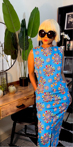 EFH BLUE LILA DRESS